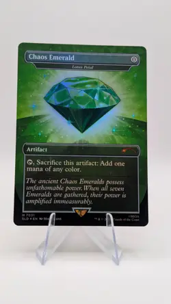 Chaos Emerald - Lotus Petal (7031) Secret Lair Drop Foil - Image 1