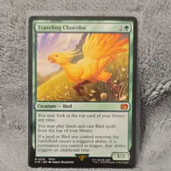 MTG, Traveling Chocobo, FIN 210,Mythic, NM, English, Pack FRESH - Image 1