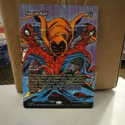 2025 MTG Marvel #M0021 Saw in Half Borderless Magic Near mint ships ships fast - Image 1