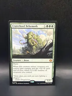 MTG Craterhoof Behemoth Tarkir Dragonstorm - Image 1