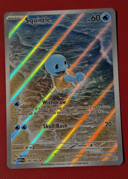 Pokemon TCG - Squirtle - MEW 170/165 IR - Scarlet Violet 151 NM - Image 1