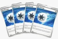 (x4 Playset) Jet Energy 190/193 (NM) Scarlet & Violet: Paldea Evolved 2023 TCG - Image 1