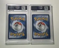 Pokemon Together Poke Post Pikachu & Eevee Promo Stamp Set Sequential PSA 9 - Image 2