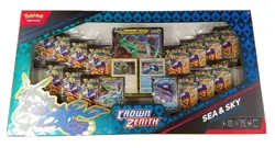 Pokemon Crown Zenith Sea And Sky Premium Collection Rayquaza V Kyogre V Booster - Image 1