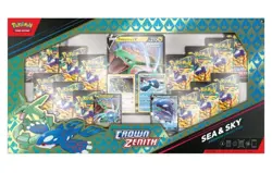 Pokemon Crown Zenith Sea And Sky Premium Collection Rayquaza V Kyogre V Booster - Image 3
