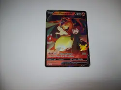 Pokemon Lance's Charizard V Celebrations SWSH133 Black Star Promo LP Free Ship - Image 1