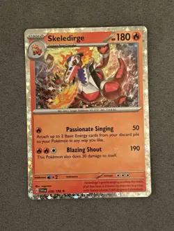 Pokemon TCG Skeledirge 038/198 Starlight Holo Scarlet & Violet NM/M - Image 1