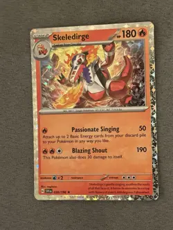 Pokemon TCG Skeledirge 038/198 Starlight Holo Scarlet & Violet NM/M - Image 2