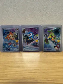 Pokemon TCG First Partner Illustration Collection - (Gen 4 & 7 Starters) - Image 3