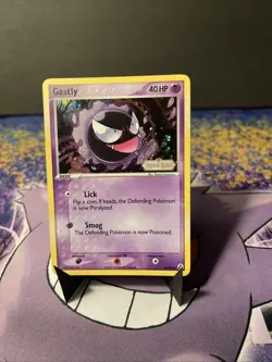 Pokemon TCG Gastly EX Legend Maker Reverse Holo Stamped 52/92 NM/MT - Image 1