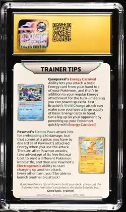 BLACK LABEL CGC 10 Pristine Koraidon S&V Trainer Tips Full Art Insert Pokemon - Image 2