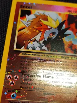 Entei 34 Pokemon TCG Black Star Promo Damaged - Image 2
