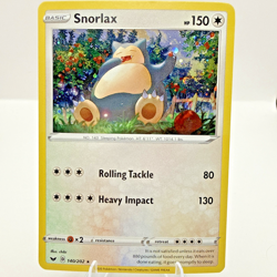 Pokemon TCG - Snorlax - Sword & Shield 140/202 Cosmos Holo Rare - Image 1
