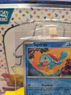 Pokemon Center Stamped Reverse Holo Squirtle Promo 007/165 151 Sealed - Image 3