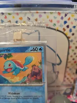 Pokemon Center Stamped Reverse Holo Squirtle Promo 007/165 151 Sealed - Image 4