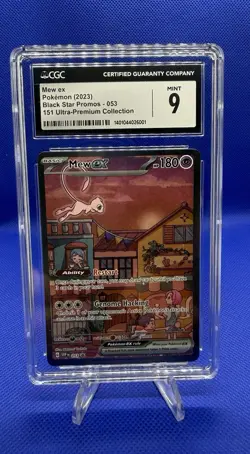 Pokemon Mew EX TCG SVP053, Ultra Premium Holo, Black Star Promo - Image 2