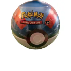 Pokemon TCG PokeBall Tin - E25 - Sealed NEW - 3 Booster Packs-2 Sticker Sheets - Image 1