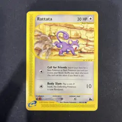 Pokemon TCG Rattata Skyridge 90/144 Regular Common - Image 1