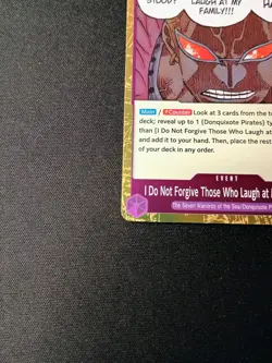 I Do Not Forgive Those Who Laugh at My Family OP10-078 Rare (Foil) - Royal Blood - Image 2