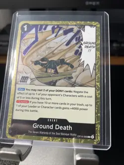 Ground Death OP14-096 Rare Holo One Piece Azure Sea's Seven - Image 3
