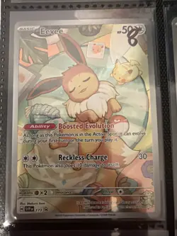 Pokemon TCG Eevee 173 Holo Promo Prismatic Evolutions - Image 1