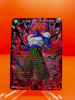 Dragon Ball Super CCG Android 13, Total Annihilator BT19-019 SR Bandai Foil Card - Image 1