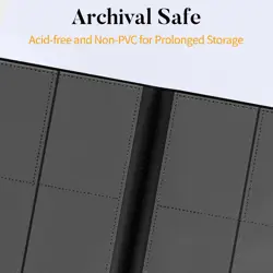 Heavy Duty Card Binder Fabmaker 9 Pocket Trading Card Binder Holds 360 Cards - Image 4