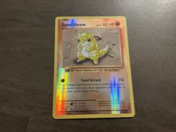 Sandshrew XY Evolutions Reverse Holo 54/108 Common Pokemon TCG Trading Card Game - Image 1
