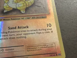 Sandshrew XY Evolutions Reverse Holo 54/108 Common Pokemon TCG Trading Card Game - Image 3