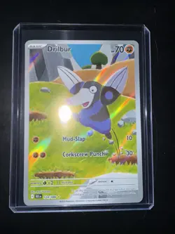 Drilbur 124/86 Black Bolt Illustration Rare Pokemon TCG Card - Near Mint - Image 1