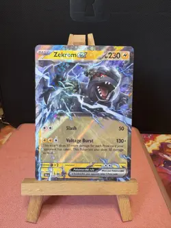 034/086 Zekrom ex : Double Rare Card : SV-10.5 Black Bolt : Pokemon TCG - Image 1