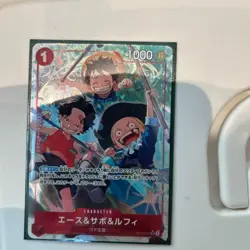 [NM] Ace Sabo Luffy ONE PIECE Card Game Japanese OP13-007 SR Carrying on His Wil - Image 1