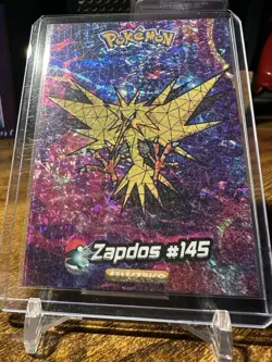 2024 Pokemon Crystal Card Collection #145 Zapdos Holo Box Hit - Image 4