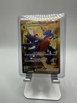 Cynthia’s Garchomp Ex 241/182 Destined Rivals Gold Hyper Rare Card Pokemom NM - Image 1