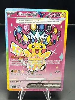 Pokemon TCG Pikachu ex 277/217 Ascended Heroes Special Illustration Rare - Image 1