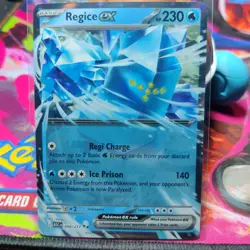 Regice ex 048/217 – Ascended Heroes Double Rare Holo – NM Pokemon TCG - Image 1