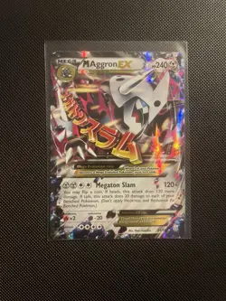 Pokemon Mega M Aggron EX TCG 94/160 Great Condition XY Primal Clash Ultra Rare - Image 1