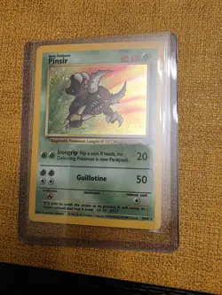 Pokemon Pinsir Jungle Holo Rare 9/64 1999 Wizards Unlimited 60 HP - Image 1