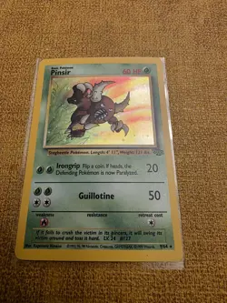 Pokemon Pinsir Jungle Holo Rare 9/64 1999 Wizards Unlimited 60 HP - Image 2