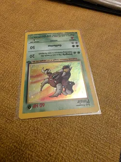 Pokemon Pinsir Jungle Holo Rare 9/64 1999 Wizards Unlimited 60 HP - Image 4
