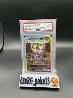 2025 POKEMON PRE EN-SPECIAL ILLUSTRATION RARE #161 UMBREON EX PSA 8 - Image 1