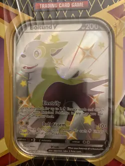 ✅🔥Pokemon TCG Shining Fates factory Sealed Boltund V Tin 820650829505 - Image 2