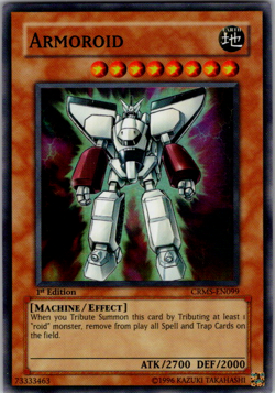 Yu-Gi-Oh! TCG Armoroid CRMS-EN099 Super Rare 1st Edition - Image 1