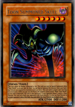 TOON SUMMONED SKULL - DB1-EN040 - Rare - (LP) - Image 1