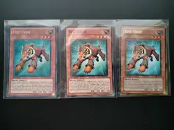 Yu-Gi-Oh! Test Tiger Lot of 3 - (2) 1st Edition & (1) Limited Edition - Image 1