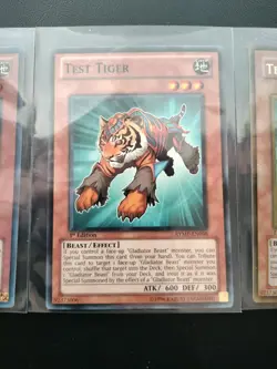 Yu-Gi-Oh! Test Tiger Lot of 3 - (2) 1st Edition & (1) Limited Edition - Image 3