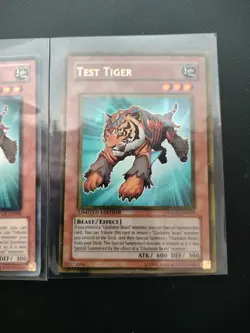Yu-Gi-Oh! Test Tiger Lot of 3 - (2) 1st Edition & (1) Limited Edition - Image 4