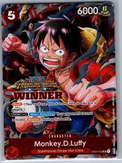 Monkey.D.Luffy (Winner Pack Vol. 5) ST01-012 English - One Piece Card - NM - Image 1