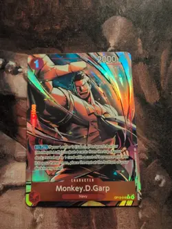 Monkey D. Garp Alt Art OP13-016 - One Piece English Card - Carrying on His Will - Image 1