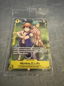 Sealed One Piece CCG Monkey.D.Luffy OP10-111 Promo - Image 1